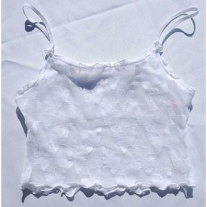 Dynashape Intima Sheer Cropped Spaghetti Straps Size S